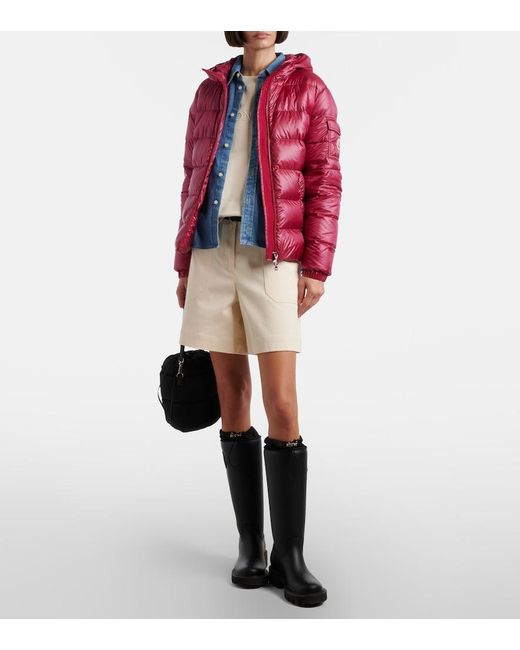 Moncler Red Glesse Down Jacket