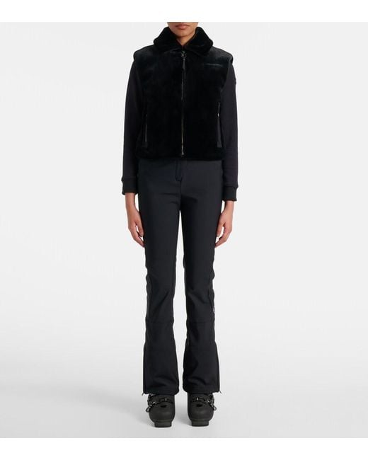 Fusalp Black Piagina Zip-Up Vest