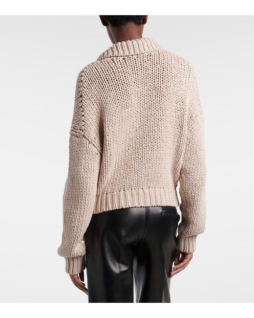 Khaite Natural Lotta Cotton Cardigan