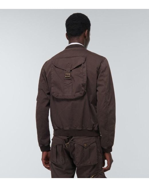 Dolce & Gabbana Black Cotton Jacket for men