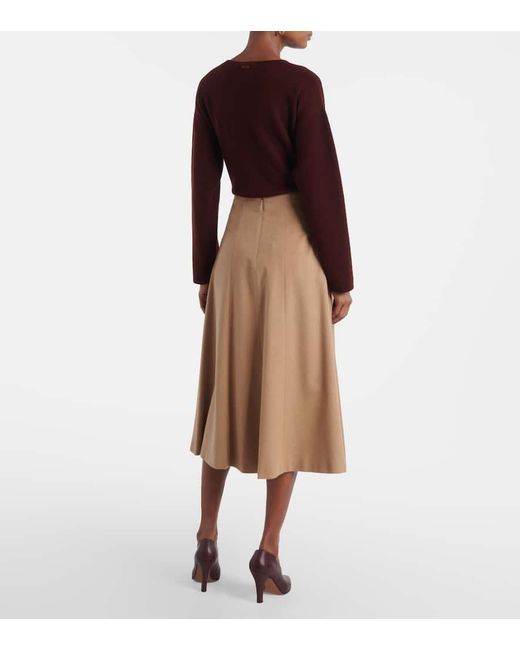Max Mara Natural Midirock Geneve Aus Wolle