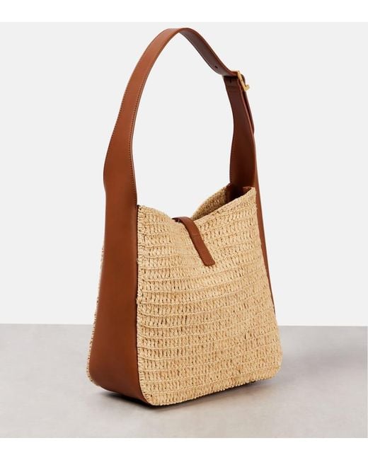 Borsa A Spalla Le 5 A 7 di Saint Laurent in Brown