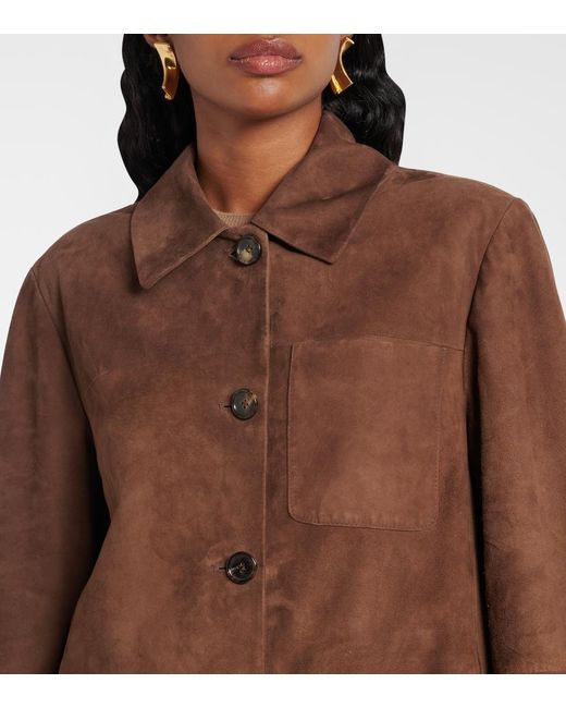 Max Mara Brown Suede Jacket