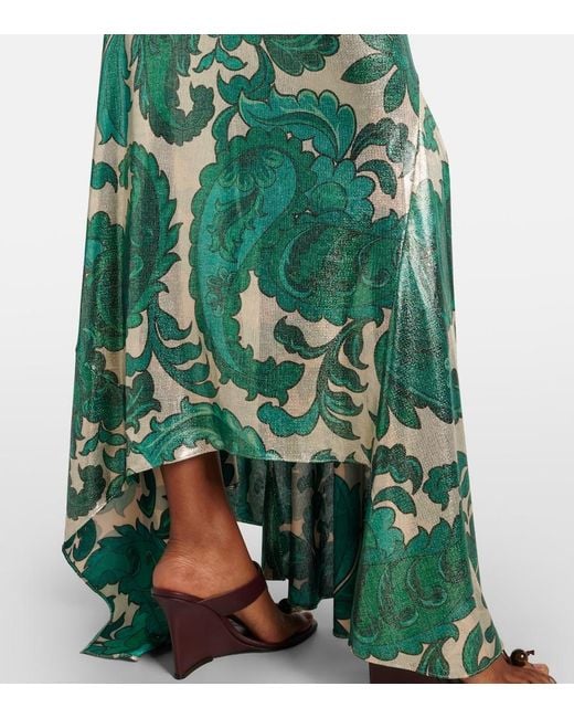 Etro Green Dress With Shimmering Finish
