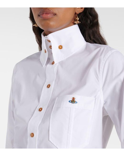 Camisa Classic Krall de algodon Vivienne Westwood de color White