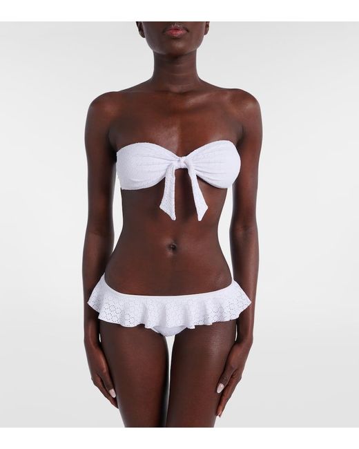 Melissa Odabash Blue Bikini-Oberteil India