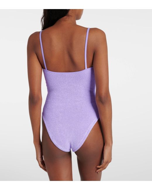 Hunza G Purple Pamela Swimsuit