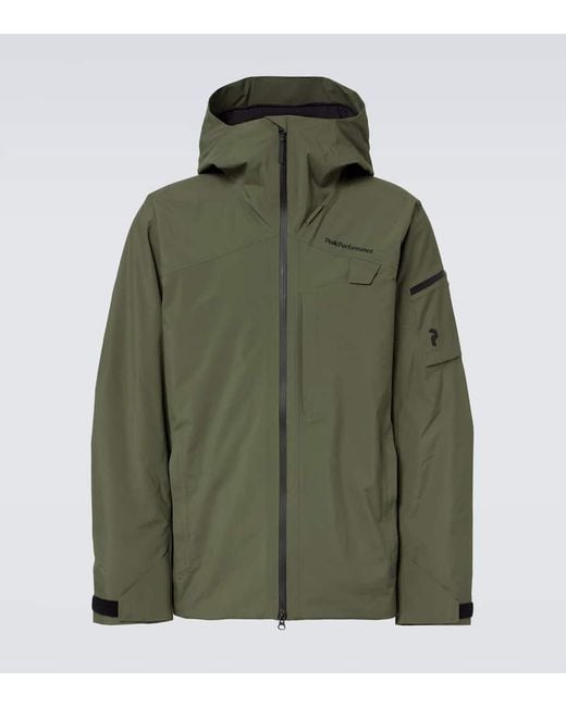Peak Performance Skijacke Alpine Gore-Tex 2L in Green für Herren