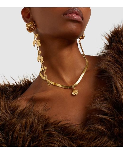 Magda Butrym Metallic Plated Chain Necklace