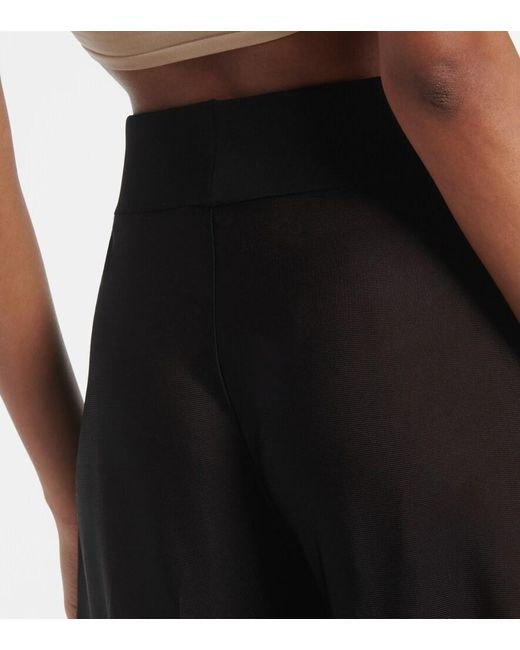 Alaïa Black High-Rise Pants