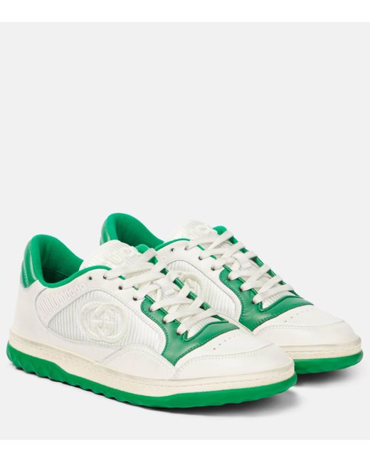 Baskets mac80 vert et blanc cassé Gucci en coloris Green