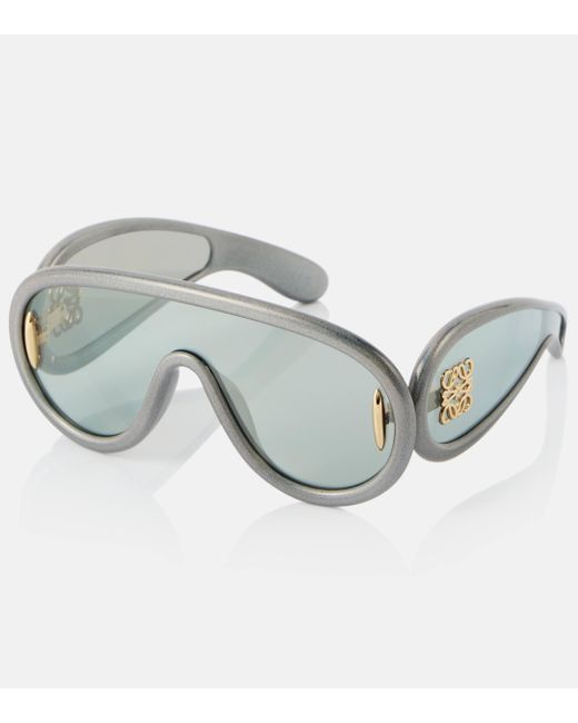 Loewe Gray Paula's Ibiza Mask Sunglasses