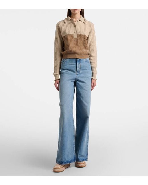 Chloé Pink Nama Suede Platform Sneakers