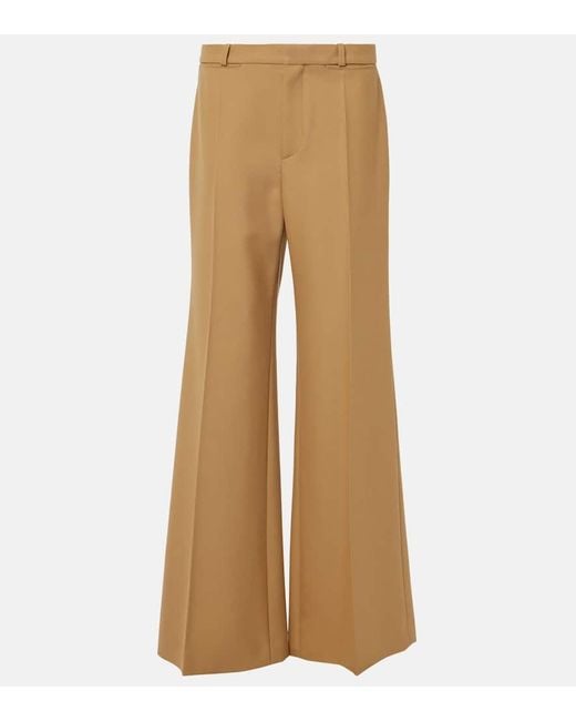 Pantaloni Flared di Chloé in Natural