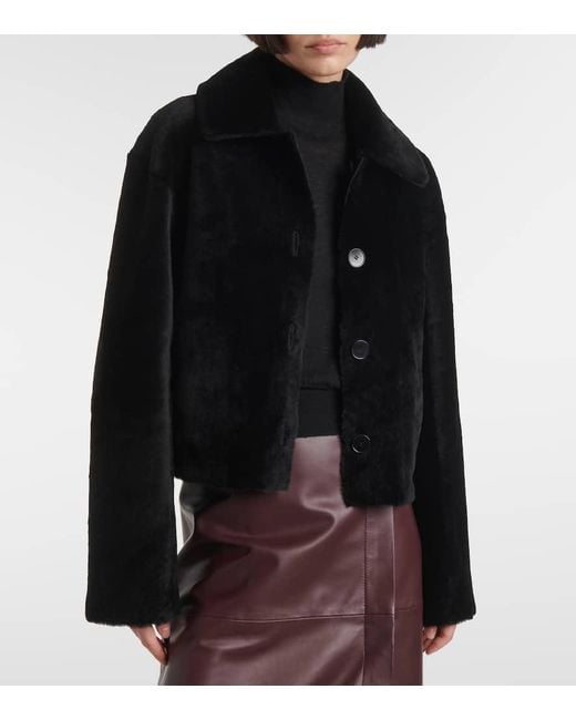 Joseph Black Wendbare Jacke Aus Shearling Und Leder