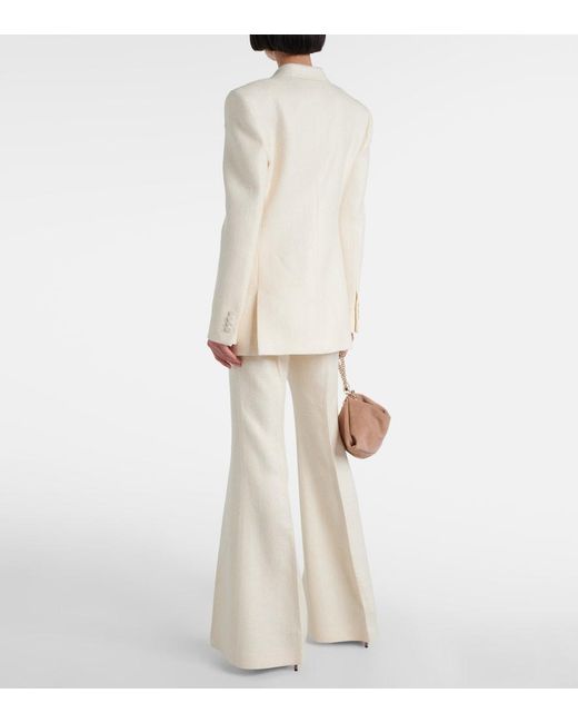 Gabriela Hearst Natural Gavin Double-Breasted Silk And Wool Blazer