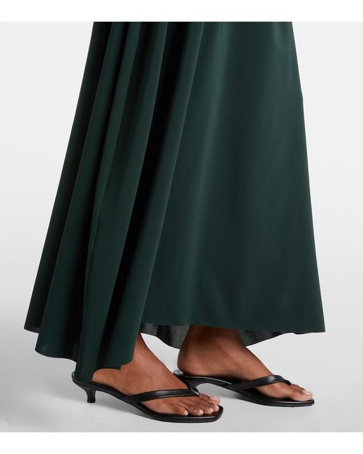 Eres Green Oda Jersey Crepe Maxi Dress