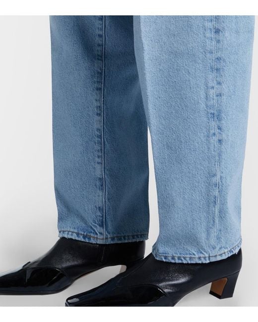 Agolde Blue Nate Tapered Jeans