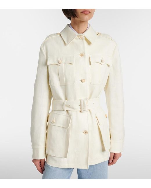 Ralph Lauren Natural Sydney Linen Field Jacket