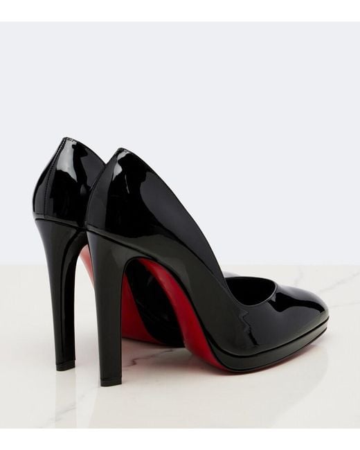 Christian Louboutin Black Fannylove Patent Leather Pumps
