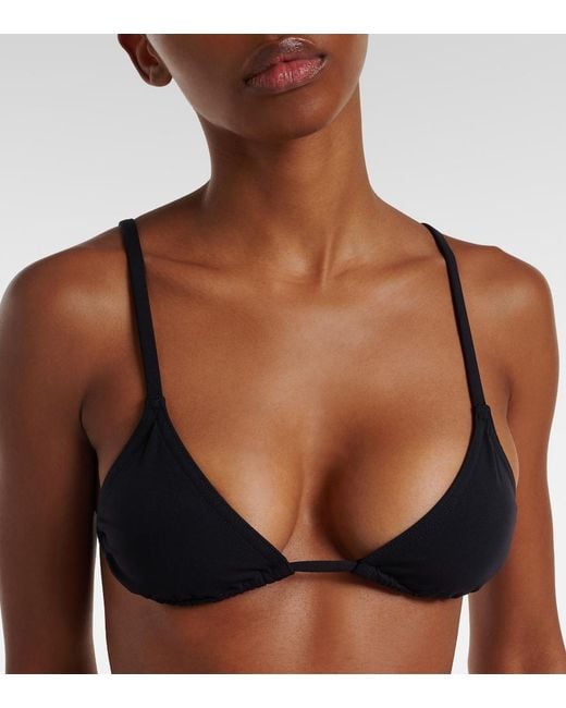 Isabel Marant Black Feride Triangle Bikini Top