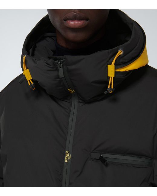 Fendi Technical Ski Jacket in Black for Men | Lyst