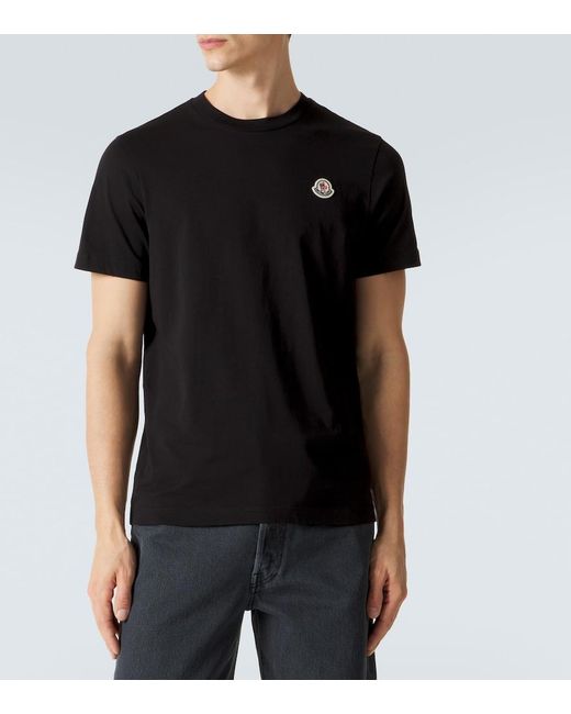 Moncler Green Set Of 3 Cotton Jersey T-Shirts for men