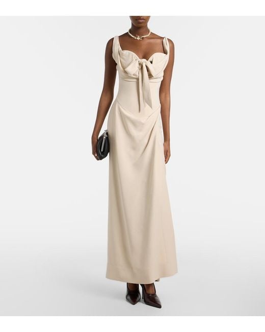 Vivienne Westwood Natural Iwona Draped Corset Dress