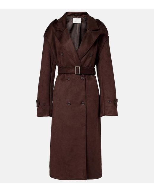 Frankie Shop Brown Pembroke Trench Coat