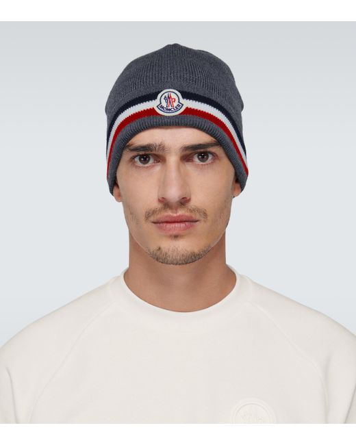 moncler striped hat