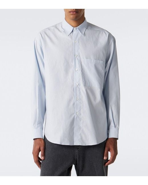 Camicia di Auralee in Blue da Uomo