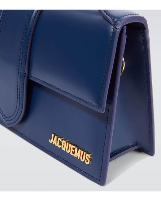 Jacquemus Messenger Bag Le Grand Bambino aus Leder in Blue für Herren