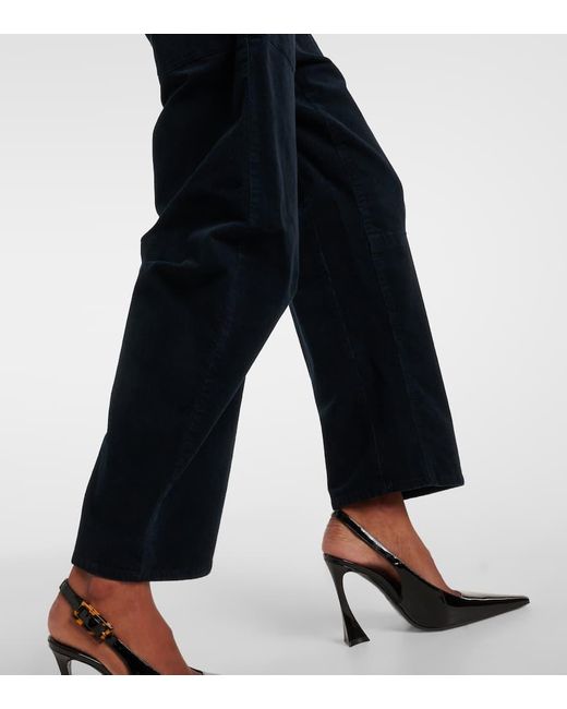 Nili Lotan Blue Hose Shon Aus Cord
