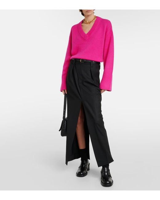 Lisa Yang Pink Aletta Cashmere Sweater