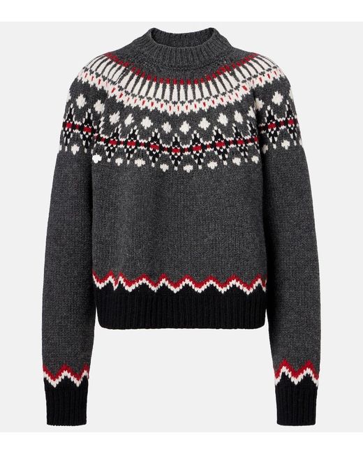 Alanui Black Sweet Winter Virgin Wool Sweater
