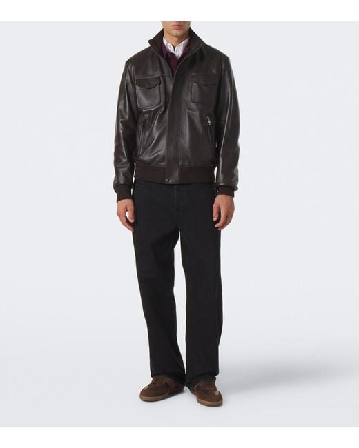 Tod's Brown Leather And Suede Sneakers for men