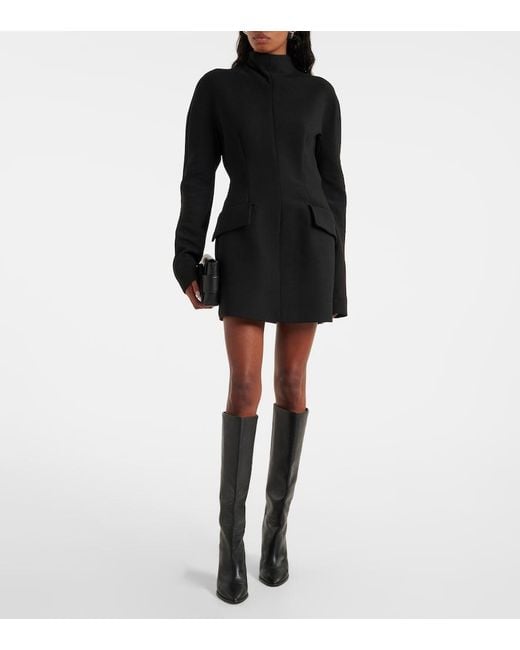 Sportmax Black Tefrite Minidress