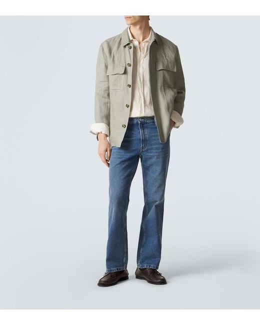 Lardini Natural Linen Shirt for men