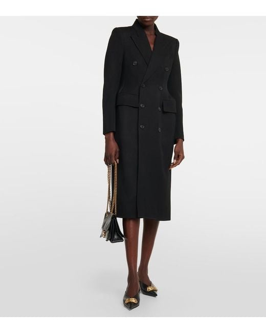 Balenciaga Black Square Knife Bb Slingback Mules
