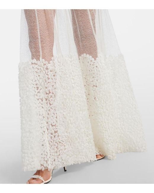 Jonathan Simkhai White Marella Bustier Maxi Dress