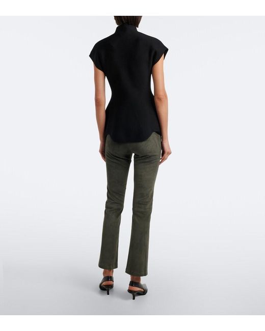 Stouls Gray Jp Twenty Leather Leggings