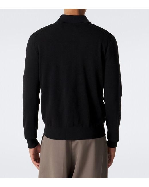 Burberry Black Wool-Blend Cardigan for men