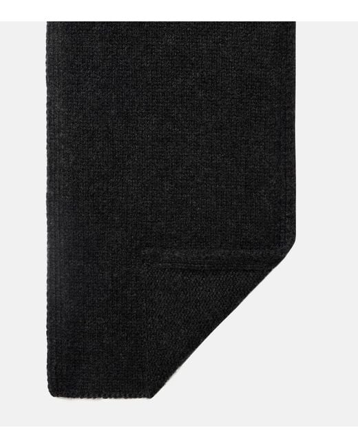 The Row Black Neki Cashmere Scarf