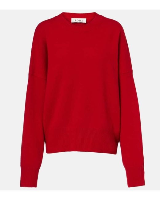 Rohe Red Wool-Blend Sweater