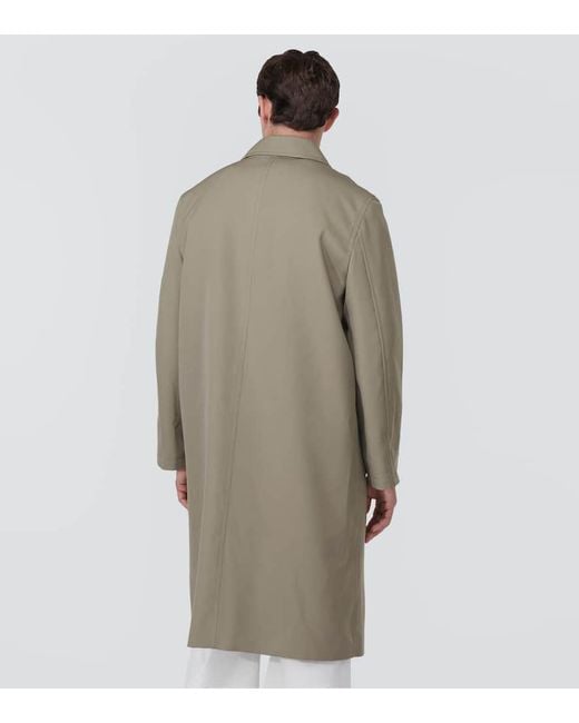 Jil Sander Carcoat aus Wolle in Natural für Herren