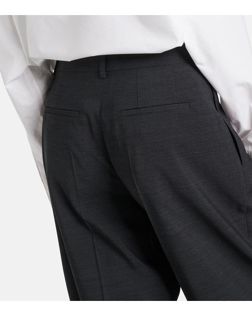 Pantalones Palazzo Tor De Lana Virgen The Row de color Black