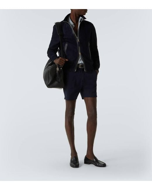 Bolso De Viaje De Piel Tom Ford de hombre de color Black