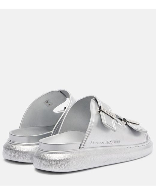 McQueen Metallic Hybrid Sandals