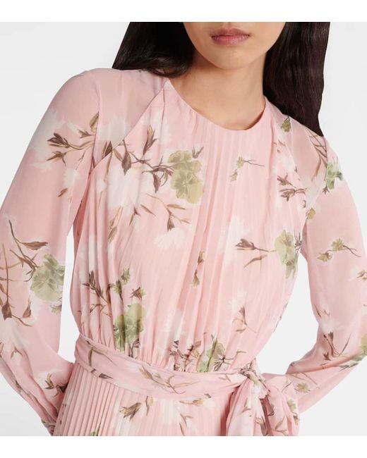 Erdem Pink Robe Aus Voile