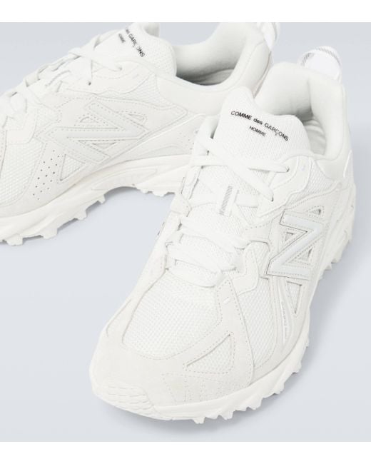 Comme des Garçons White X New Balance Ml610tcg Sneakers for men